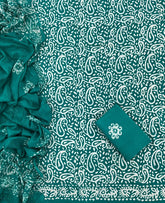 Block Print Elegant Cotton Suit Set - Yanchi